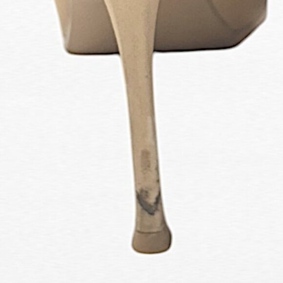 Yves Saint Laurent Patent Leather and Suede Tribtoo Pumps Nude/Camel Size EU 42 - Picture 7 of 14